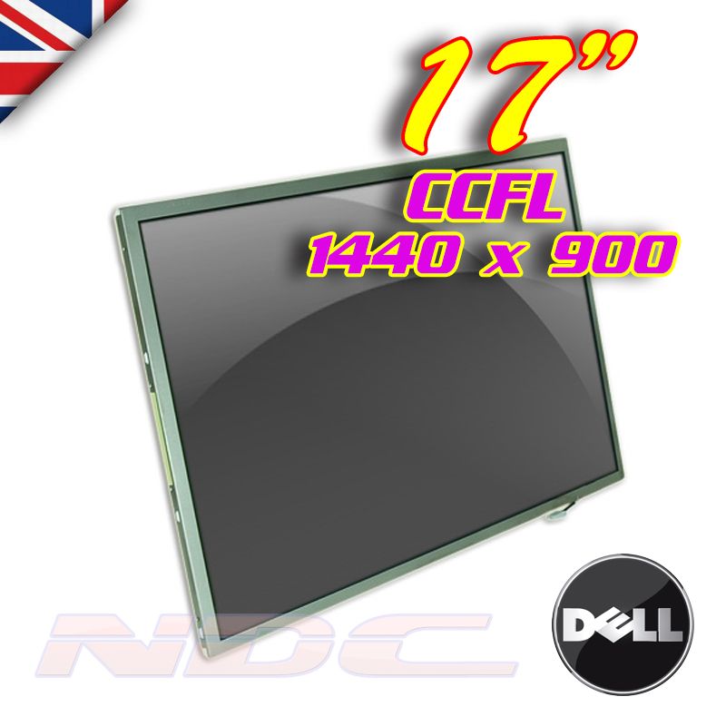 LCD167 -- Dell XPS M1710 17" Laptop LCD Screen CCFL Glossy WXGA+ - MW986