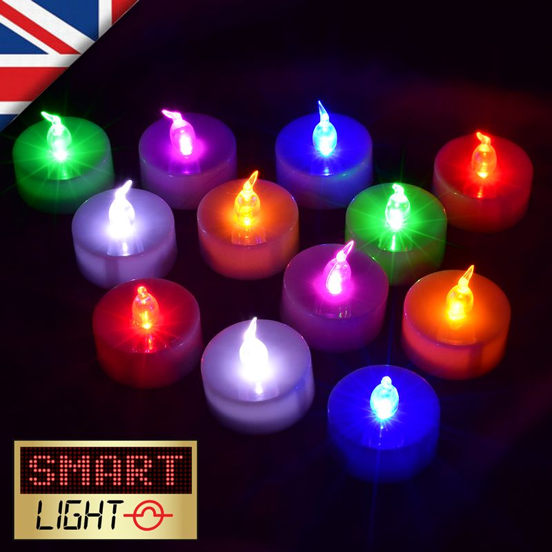 SmartLight Steady/Flickering LED Tea Lights