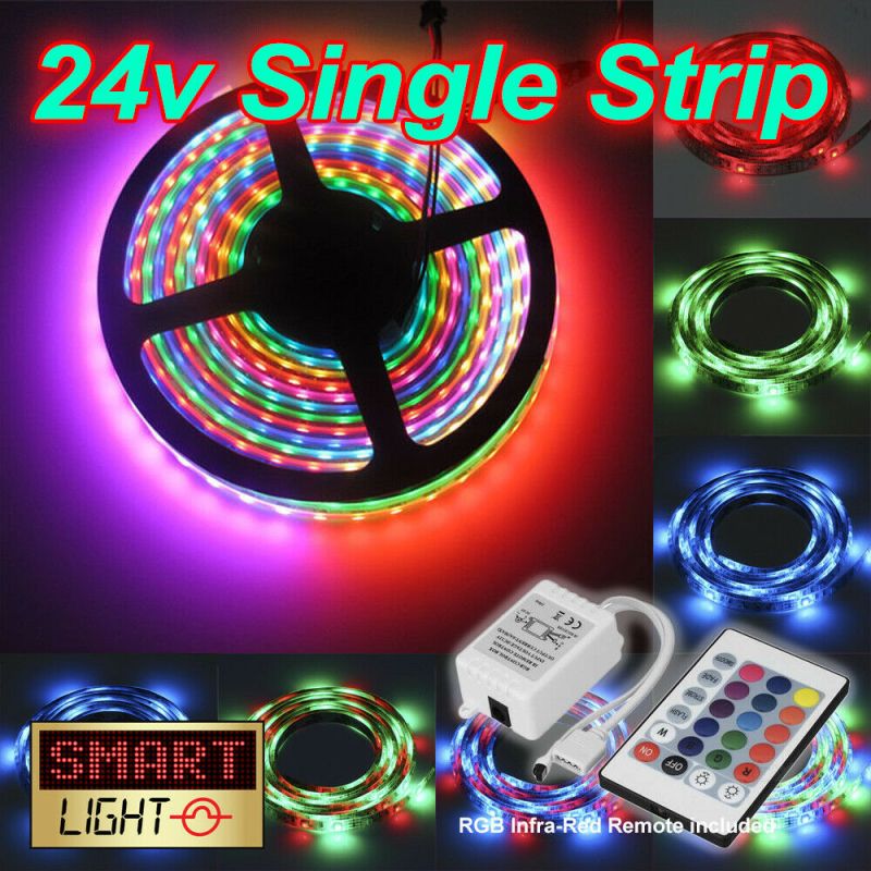 5050 1-20M LED Flexible 24V Strip - RGB all
