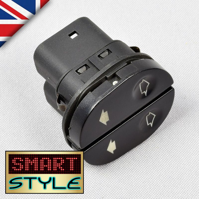 SmartStyle Black Window Switch for Ford (Replace: 96FG14529BC / 1007910 )