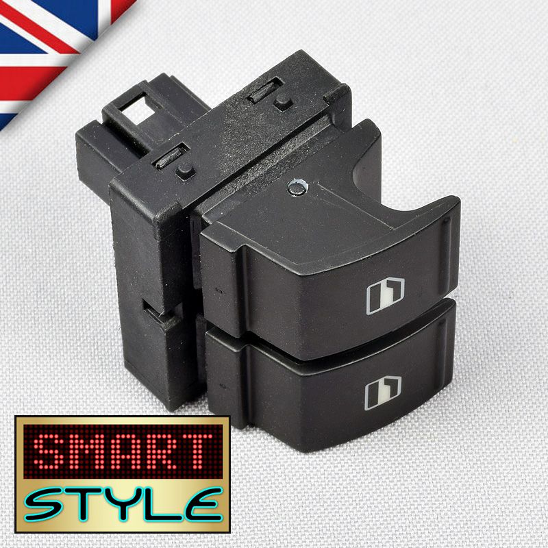 SmartStyle Black Window Switch for SEAT (Replace: 1K3 959 857A)