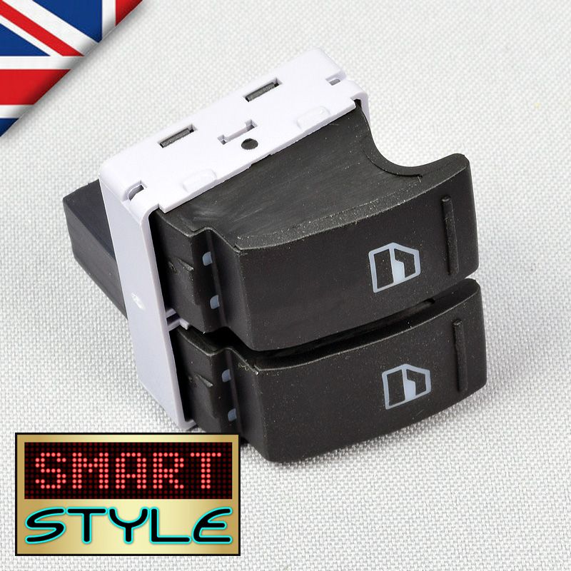 SmartStyle Black Window Switch for Volkswagen (Replace: 7E0 959 855 A)