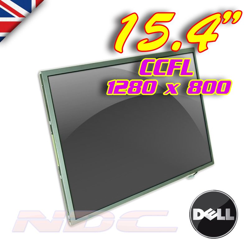 LCD127 -- Dell 15.4" Laptop LCD Screen CCFL Glossy WXGA - Y286G