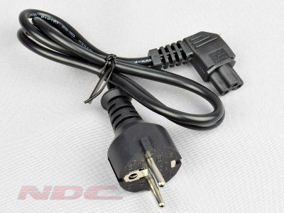 Dell 250v 2.5A 1m EU Right-Angled Clover Leaf Moved to NDC --- Mains Power Cable 03J698