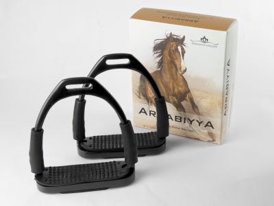 Arrabiyya Horse Stirrups  - 4.75" - Black