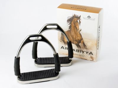 Arrabiyya Horse Stirrups  - 5" - Silver