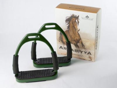 Arrabiyya Horse Stirrups  - 5" - Green
