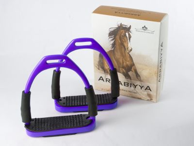 Arrabiyya Horse Stirrups  - 5" - Purple