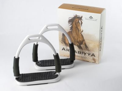 Arrabiyya Horse Stirrups  - 5" - White