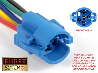 Fly Lead Connector for SmartSwitch Angel Eye Switches (16mm)