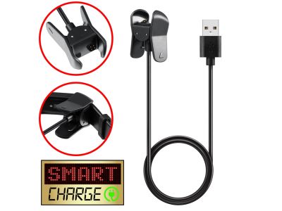 SmartCharge 1M USB Charging/Data Cable Clip For Garmin Vivosmart 3