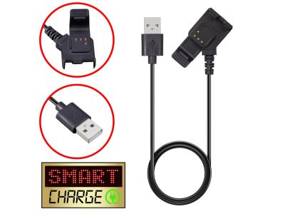 SmartCharge 1M USB Charging/Data Cable/Clip For Garmin VIRB X / XE Action Camera