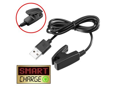 SmartCharge 1M USB Charging/Data Cable/Clip For Garmin Vivomove HR