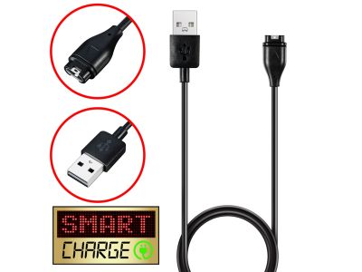 SmartCharge 1M USB Charging/Data Cable For Garmin Vivomove Luxe / Style
