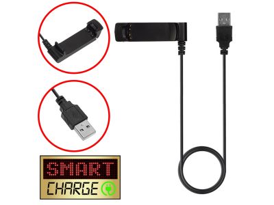 SmartCharge 1M USB Charging/Data Cable/Clip For Garmin Quatix