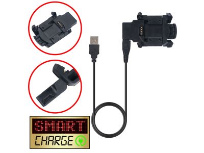 SmartCharge 1M USB Charging/Data Cable/Clip For Garmin D2 Bravo