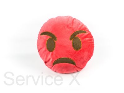 Angry face Emoji 35cm - 14"