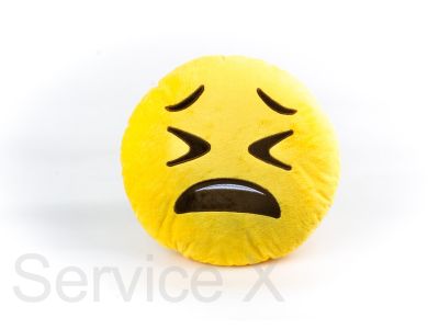 Frustration face Emoji 35cm - 14"