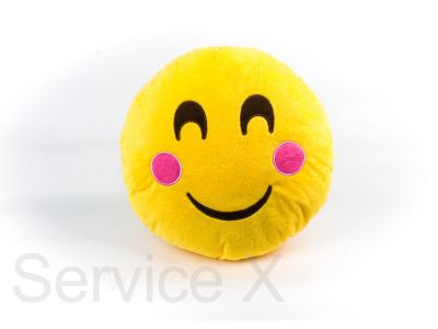 Blushed face Emoji 35cm - 14"