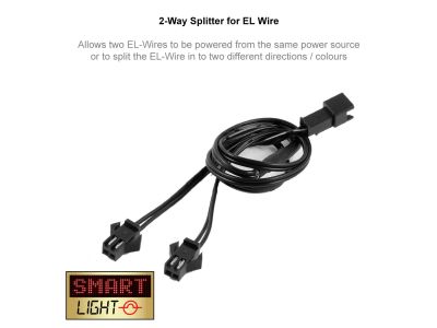 2-Way Splitter for EL Wire