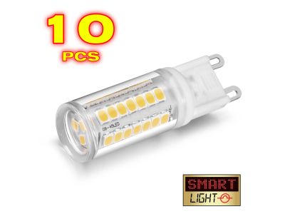 10 x G9 LED Bulb 5W / Warm White