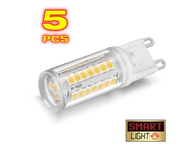 5 x G9 LED Bulb 5W / Warm White