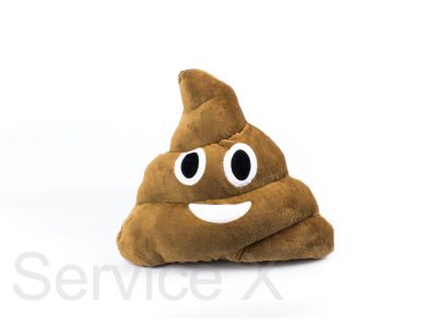 Happy poo face Emoji 35cm - 14"