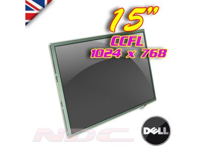 LCD066 -- Dell 15" Laptop LCD Screen CCFL Matte XGA - JF383