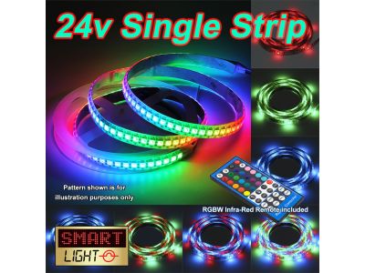 5050 1-20M LED Flexible 24V Strip - RGBW (STRIP ONLY)