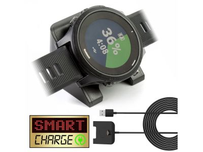 SmartCharge USB Vertical Desktop Charger with 1M Data Cable For Garmin Fenix 6 Pro Solar