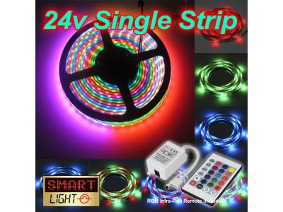 5050 1-20M LED Flexible 24V Strip - RGB IP20