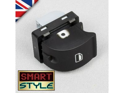 SmartStyle Black Window Switch for SEAT (Replace: 8E0 959 855 A)
