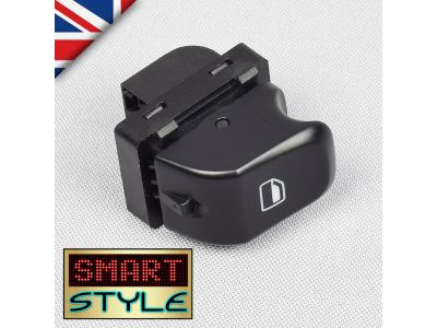 SmartStyle Black Window Switch for Audi (Replace: 8K0 959 855A)