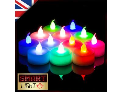 SmartLight Steady/Flickering LED Tea Lights