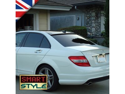 Mercedes C Class (2007+) W204/C204 AMG Style PU Roof Spoiler Unpainted