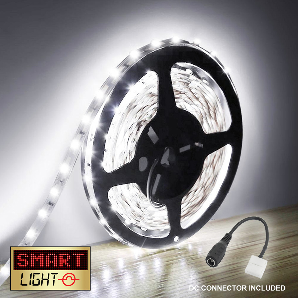 Tira de Luz LED 12V Blanca 10M 600 Cinta Adhesiva 2835 Armario Cocina Iluminación IP20 - Imagen 8 de 18