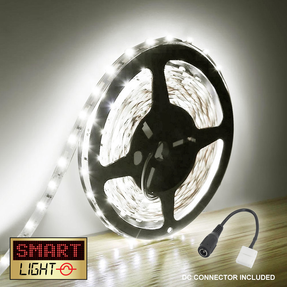 Tira de Luz LED 12V Blanca 10M 600 Cinta Adhesiva 2835 Armario Cocina Iluminación IP20 - Imagen 7 de 18
