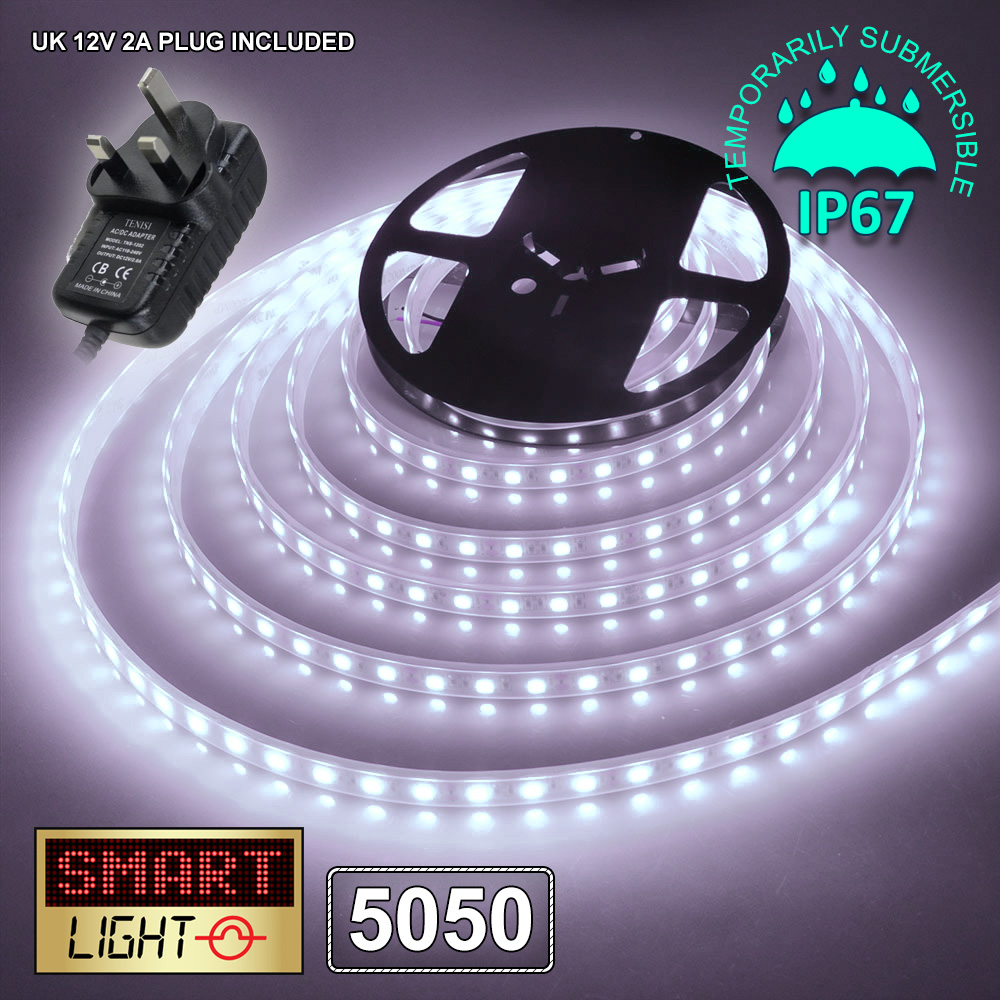 5M 300 LED Strip Light Tape XMAS Cabinet Kitchen Ceiling WATERPROOF 12V SMD 5050 - Picture 19 of 65