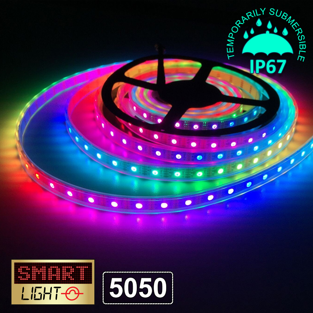 RGB LED 5M-10M Strip Light Tape XMAS Cabinet Kitchen Ceiling WATERPROOF 5050 12V - Picture 11 of 35