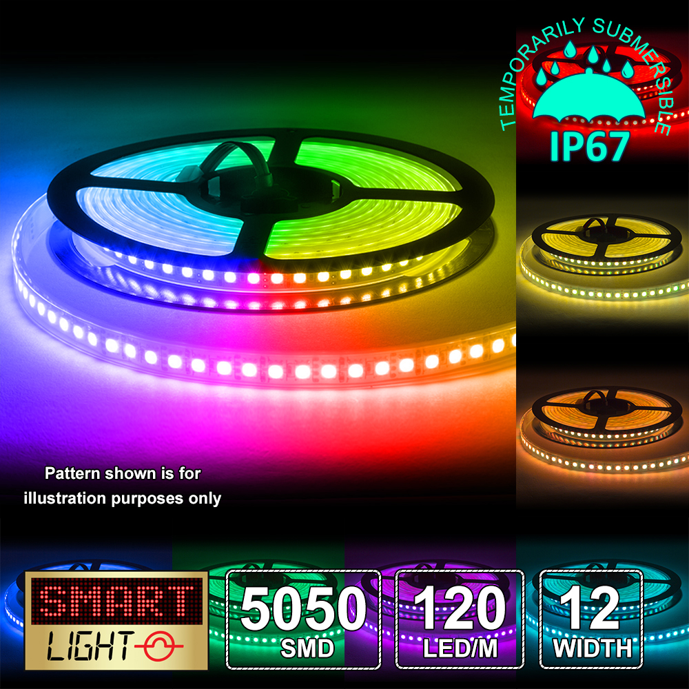 12V/5M Ultra Bright 120 LED/m Light Strip Sticky Tape SMD 5050 10mm *FAST SHIP* - Picture 31 of 31