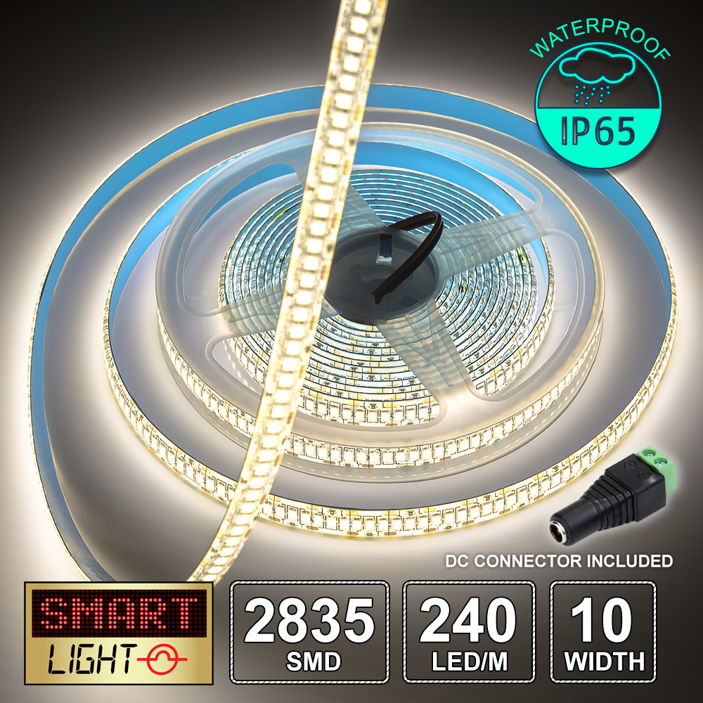 WHITE 5M-10M LED Light Strip Tape XMAS Cabinet Kitchen Lighting WATERPROOF 12V - Picture 13 of 29