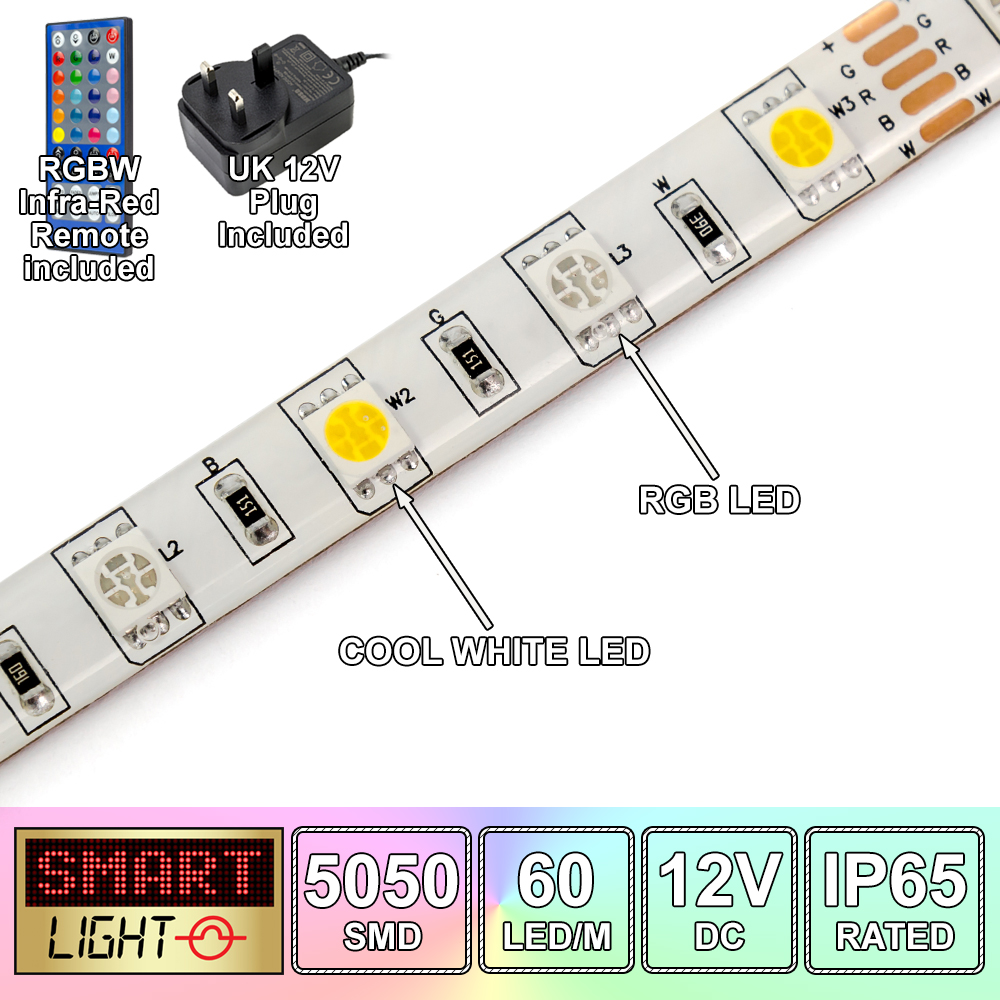 RGB LED 5M-10M Strip Light Tape XMAS Cabinet Kitchen Ceiling WATERPROOF 5050 12V - Picture 13 of 39