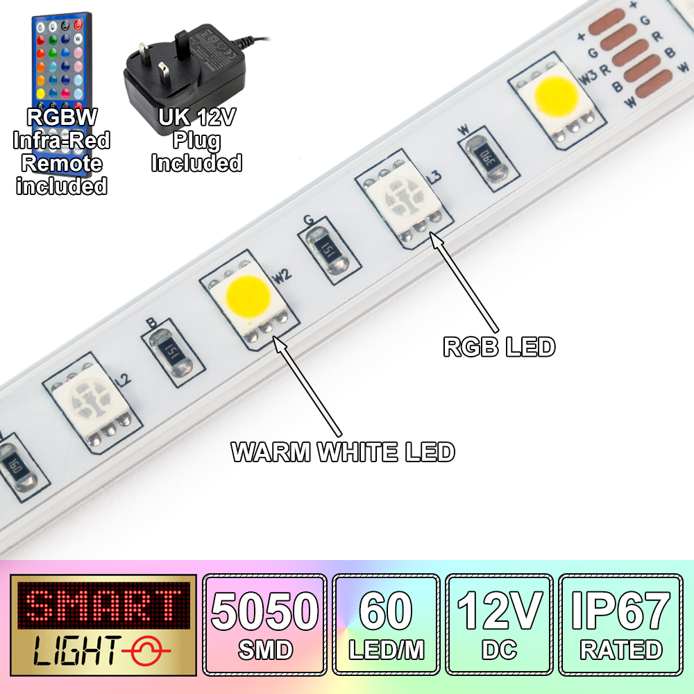 RGB LED 5M-10M Strip Light Tape XMAS Cabinet Kitchen Ceiling WATERPROOF 5050 12V - Picture 8 of 33