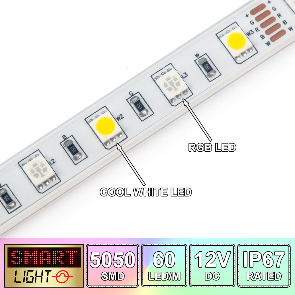 12V/5M/300 LED RGBW/RBWW SMD 5050 LED Strip Light Sticky Tape *FREE FAST SHIP... - Picture 23 of 50
