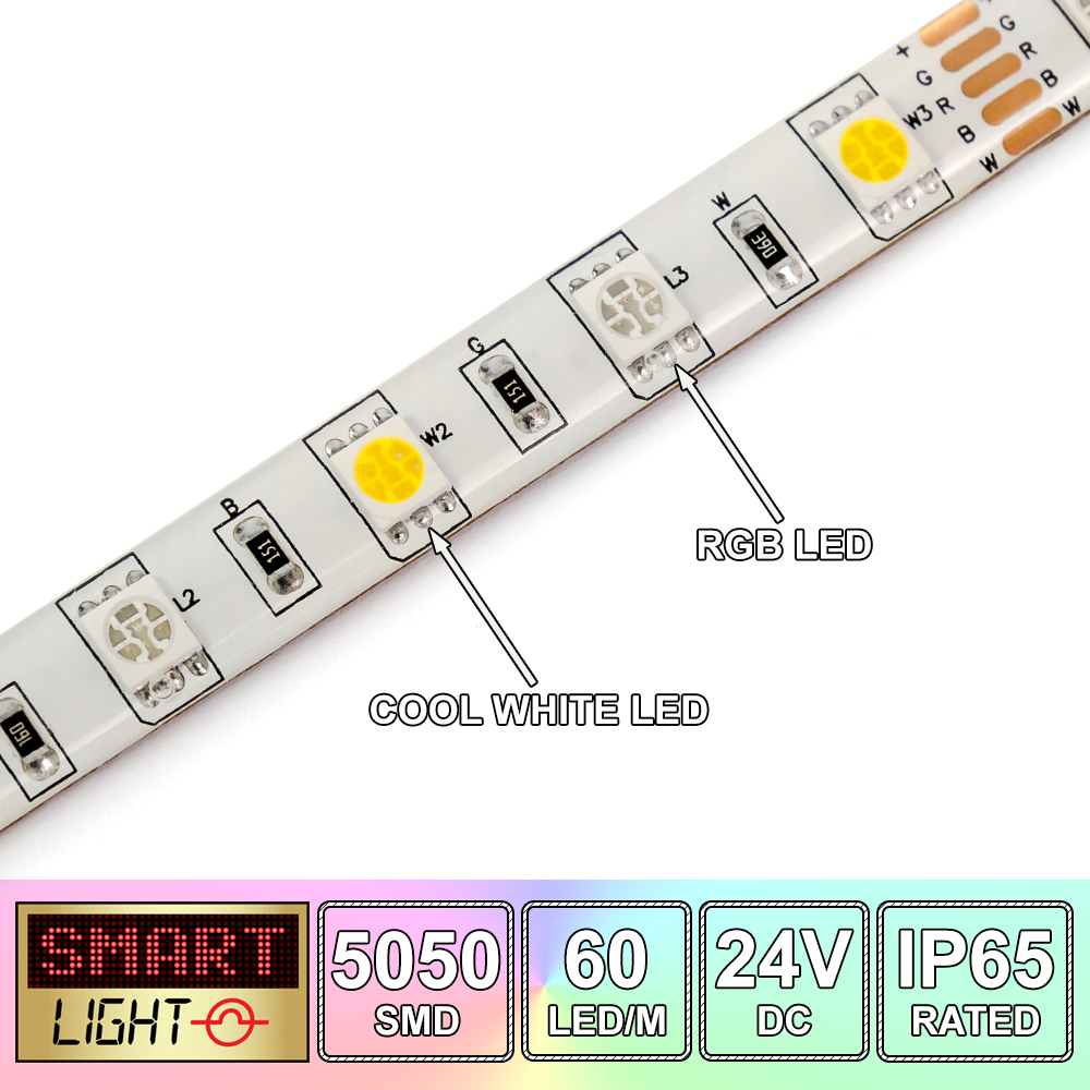 24V/5M / 300 LED RGBW/RBWW SMD 5050 LED Strip Light Sticky Tape *FREE FAST SH... - Picture 20 of 50