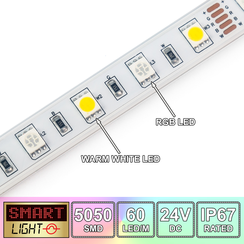 24V/5M / 300 LED RGBW/RBWW SMD 5050 LED Strip Light Sticky Tape *FREE FAST SH... - Picture 14 of 50