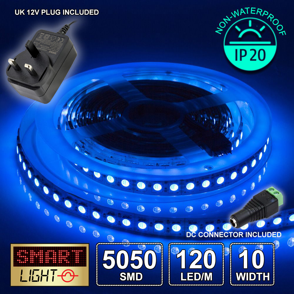 12V/5M Ultra Bright 120 LED/m Light Strip Sticky Tape SMD 5050 10mm *FAST SHIP* - Picture 22 of 31