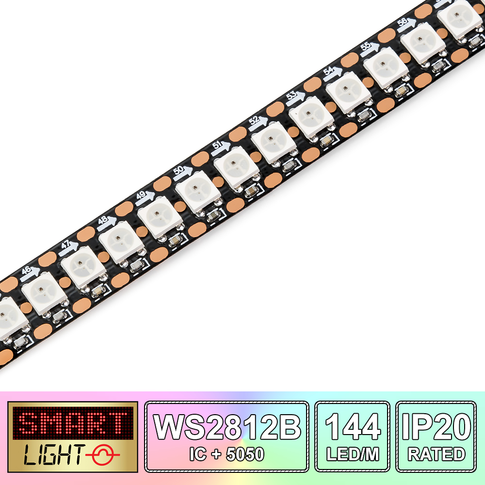 1M-5M Ultra-Bright WS2812B Addressable RGB LED Strip *5V*144LED/m*FAST SHIPPING* - Picture 15 of 24