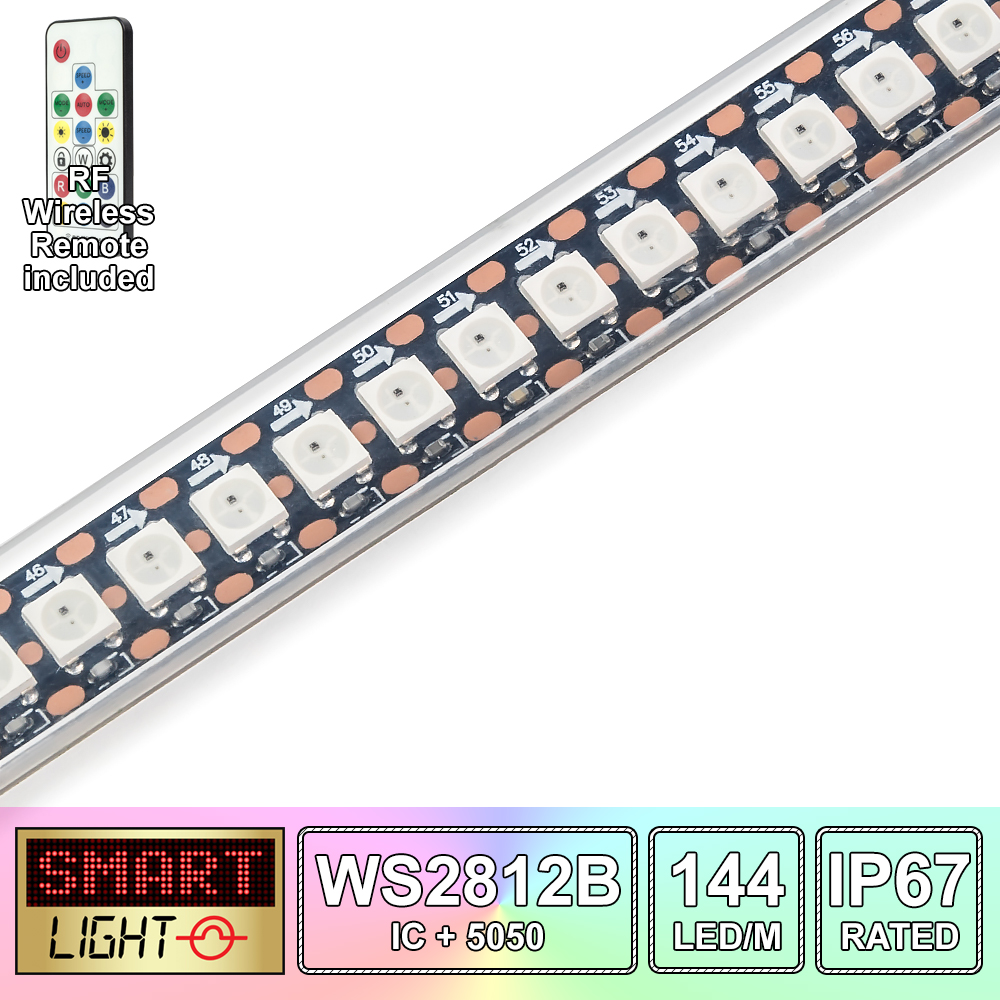 1M-5M Ultra-Bright WS2812B Addressable RGB LED Strip *5V*144LED/m*FAST SHIPPING* - Picture 23 of 24