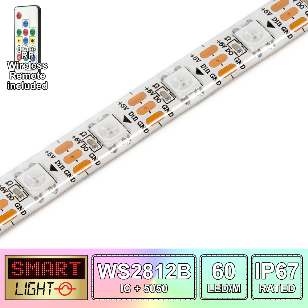 1M-5M Super-Bright WS2812B Addressable RGB LED Strip *5V*60LED/m*FAST SHIPPING* - Picture 16 of 20